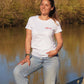 T-Shirt : "Ambiance Feria" - Blanc - Femme