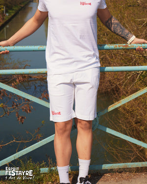 Bermuda : "Chino" Homme - Blanc