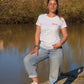 T-Shirt : "Festayres comme Cochons" - Blanc - Femme