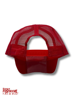 Casquette : "Esprit Festayre, 1 Art de Vivre !" - Rouge/Blanche