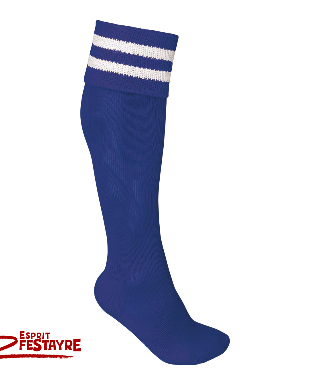 Chaussettes "Rayées" unisexe - Bleu/Blanc