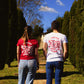 T-Shirt : "Festayres comme Cochons" - Rouge - Femme