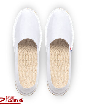 Espadrilles unisexes - Blanches