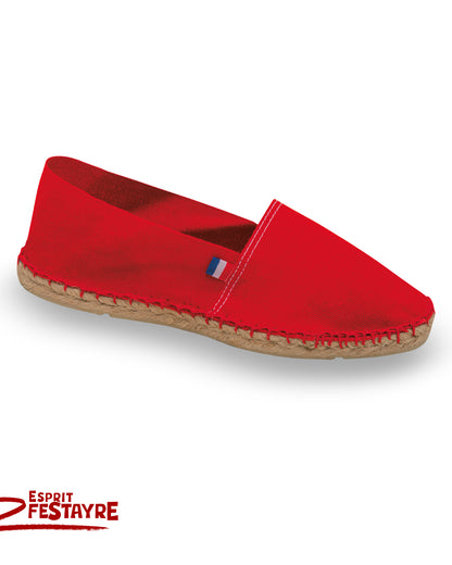 Espadrilles unisexes - Rouge
